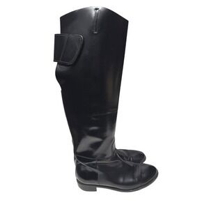 Acne Studios Tall Leather riding Equestrian Boots Black Size 38